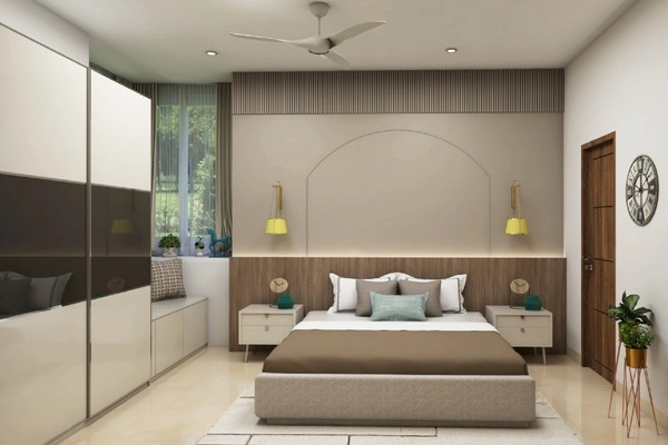The Rich wooden theme Bedroom